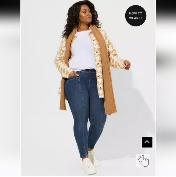 🍁🍂NWOT TORRID 20r Bombshell Skinny Premium Stretch High-Rise Jean - Picture 1 of 6